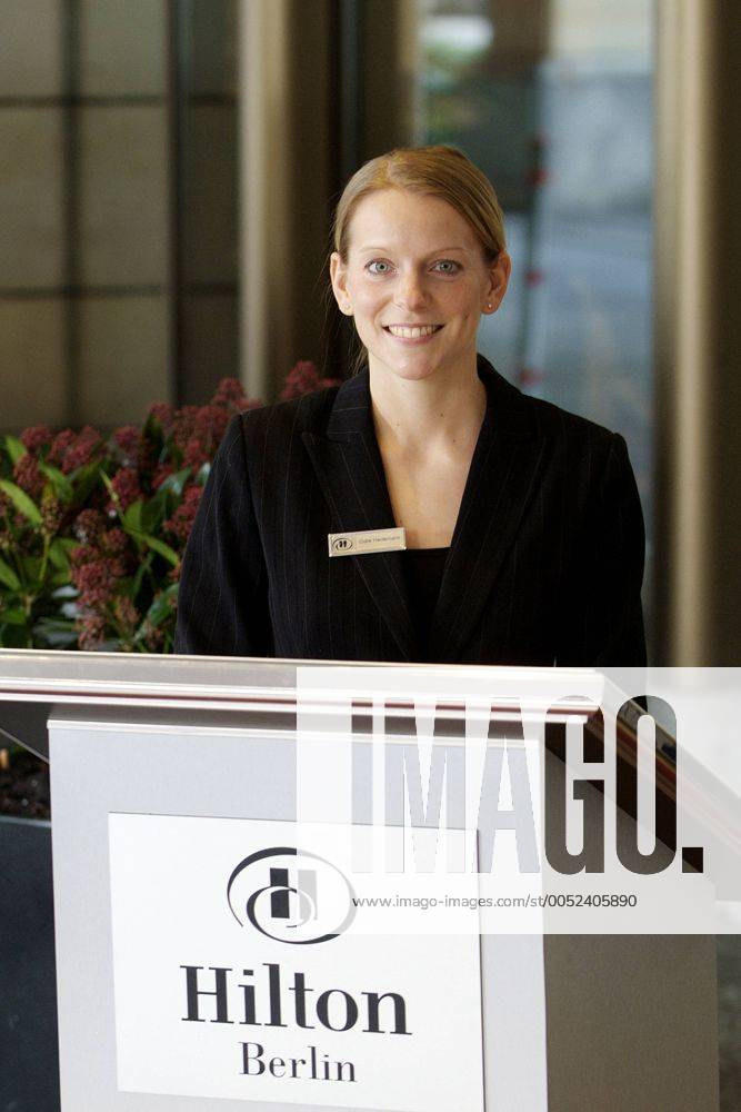 Hotelfachfrau Odile Heidemann (Super-Azubi) anlässlich eines Fotoshootings in Berlin