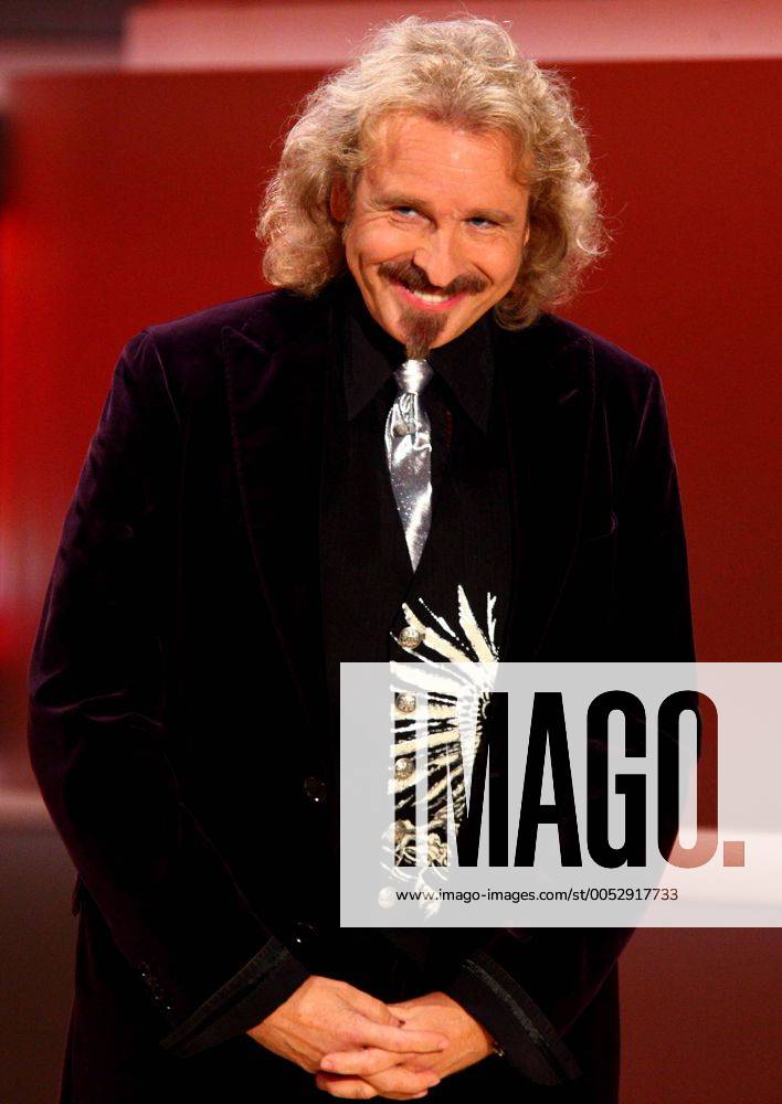 Moderator Thomas Gottschalk während der ZDF-Fernsehshow - Wetten dass...? - in Düsseldorf