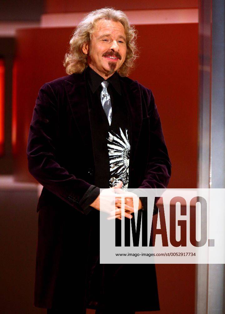 Moderator Thomas Gottschalk während der ZDF-Fernsehshow - Wetten dass...? - in Düsseldorf