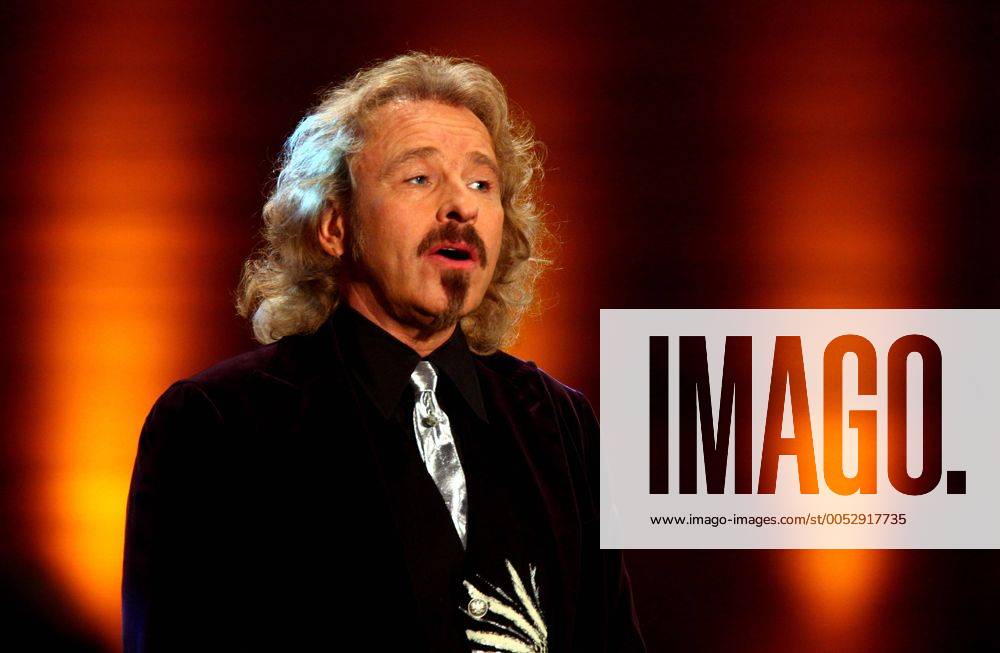 Moderator Thomas Gottschalk während der ZDF-Fernsehshow - Wetten dass...? - in Düsseldorf