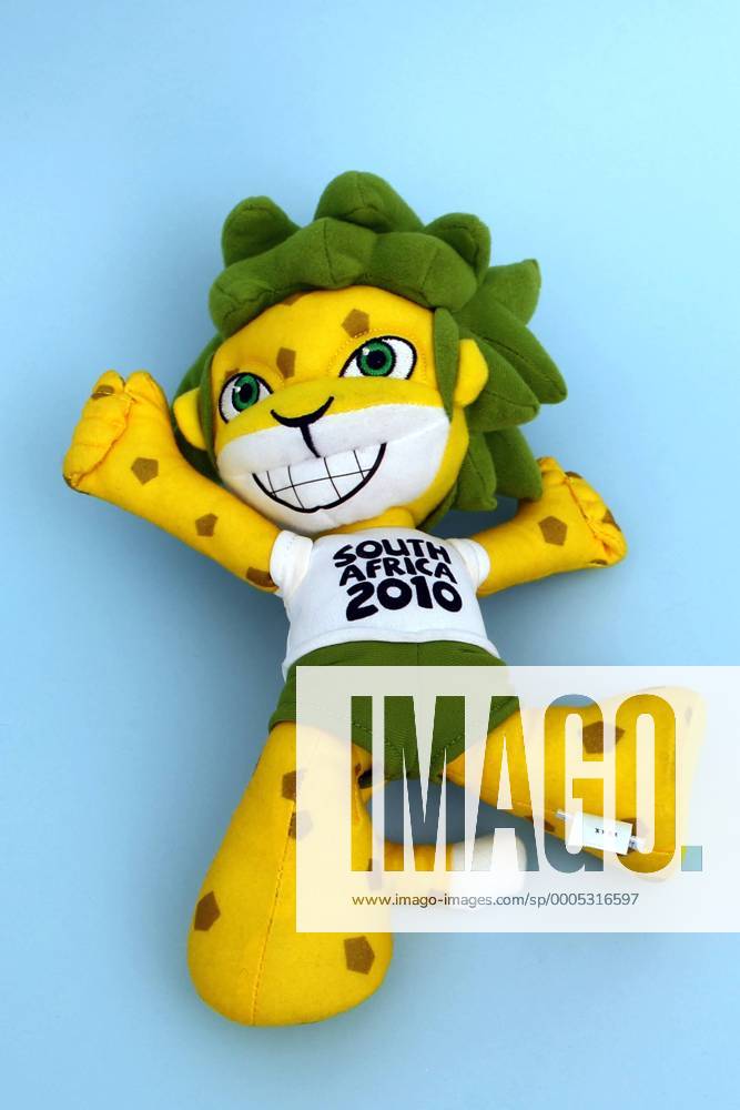 FIFA Weltmeisterschaft 2010, Vorberichte: Maskottchen Zakumi. o0 Stofftier Plüschtier Puppe Stoffpuppe