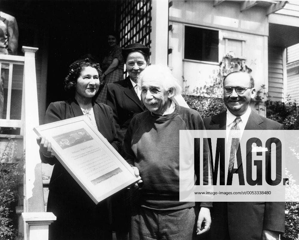 Sep 15, 1950; Princeton, NJ, USA; Professor ALBERT EINSTEIN living a quiet and peaceful life at Princeton. Albert Einstein aka Yousuf Karsh Albert Einstein (March 14, 1879 Ð April 18, 1955) was a German theoretical physicist regarded as the greatest scientist of the 20th century. He proposed the theory of relativity and made contributions to the development of quantum mechanics, statistical mechanics, and cosmology. He was awarded the 1921 Nobel Prize for Physics for his explanation of the photoelectric effect and for his services to Theoretical Physics. After his general theory of relativity was formulated in 1915. Princeton USA - ZUMAk09