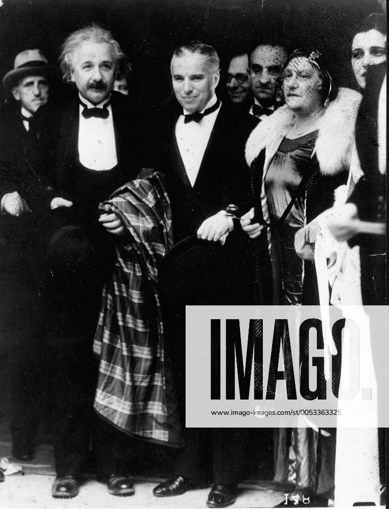 Feb 02, 1931; Paris, France; Professor ALBERT EINSTEIN with his wife and CHARLIE CHAPLIN. Albert Einstein aka Yousuf Karsh Albert Einstein (March 14, 1879 - April 18, 1955) was a German theoretical physicist regarded as the greatest scientist of the 20th century. He proposed the theory of relativity and made contributions to the development of quantum mechanics, statistical mechanics, and cosmology. He was awarded the 1921 Nobel Prize for Physics for his explanation of the photoelectric effect and for his services to Theoretical Physics. After his general theory of relativity was formulated in 1915. Paris France - ZUMAk09