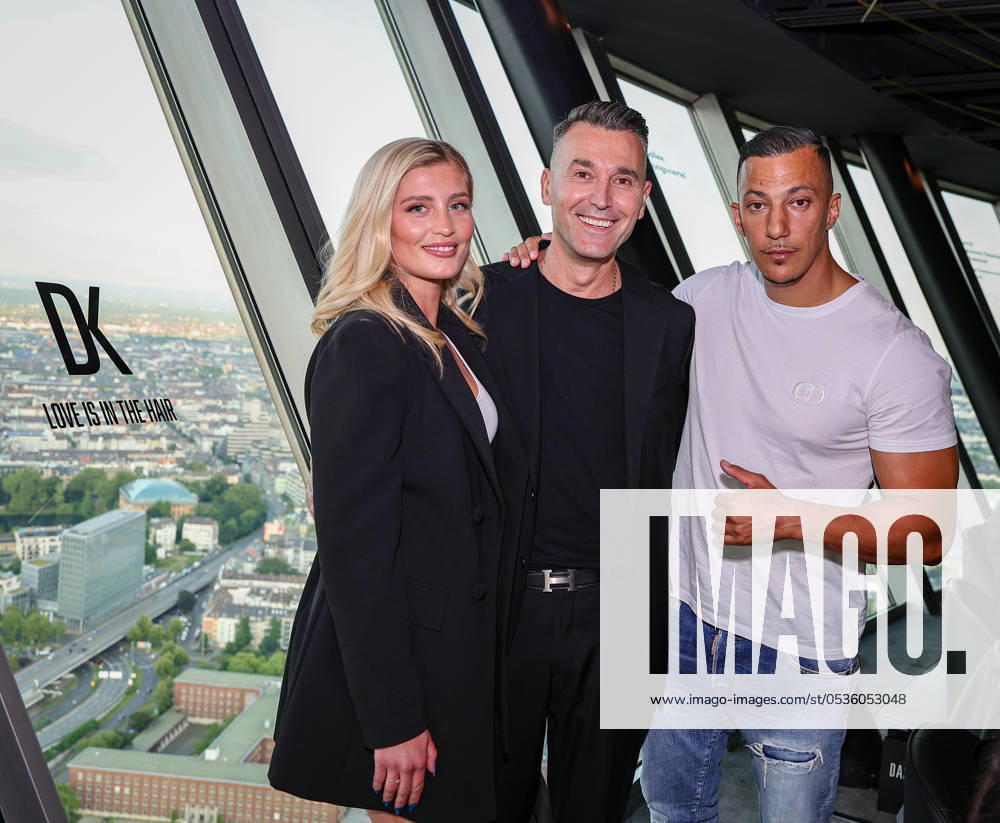 Dashi Krasnisic VIP Launch Dinner, Dashi Krasnic mit Luna Schweiger und Farid Bang Düsseldorf qomo Restaurant NRW Deutschland