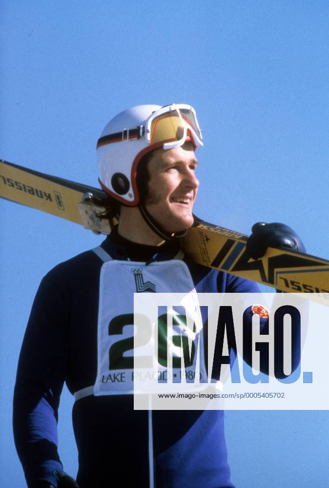 Ulrich Wehling (DDR) Nordische Kombination OS Winter Herren Olympische Spiele 1980, Winterspiele, Ski Nordisch, Skisport, Skisprung Einzelbild Lake Placid