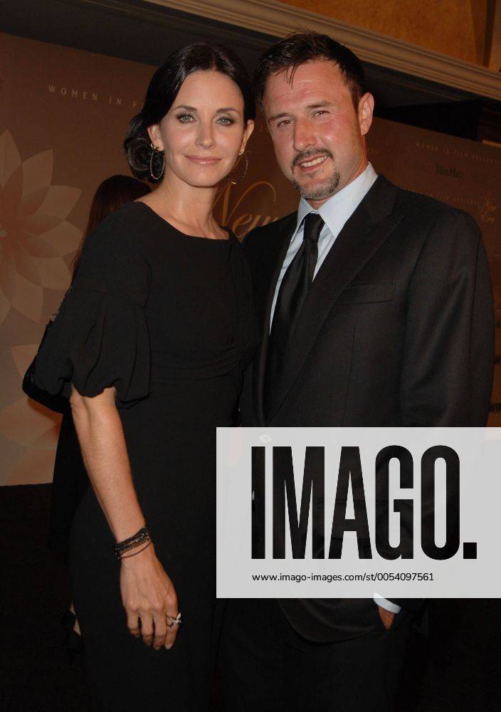 Courtney Cox & husband David Arquette WOMEN IN FILM CRYSTAL & LUCY AWARDS Century City Patrick Rideaux PicturePerfect