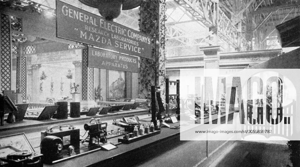 Unternehmen: General Electric Electrical Research Apparatus General Electric Company Research Laboratories Mazda Service The united States of America Panama Pacific International Exposition San Francisco Mono Book Illustration UnitedArchives1174219