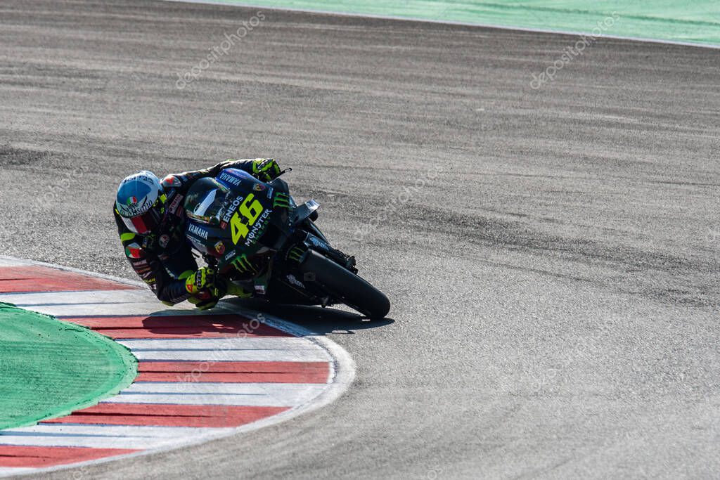 Valentino rossi - monster energy yamaha motogp during Grand Prix of San Marino and Riviera di Rimini - Free practice 3 at the Misano Marco Simoncelli World Circuit in misano adriatico (rn), Italy, September 19 2020 - LM/Alessio Marini