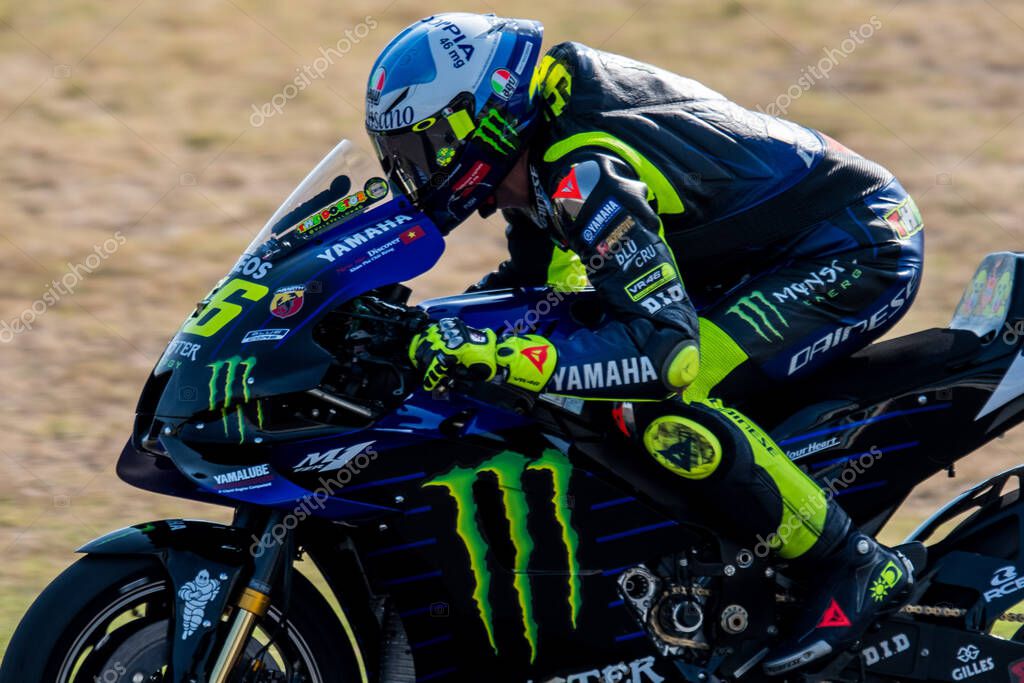 Valentino rossi - monster energy yamaha motogp during Grand Prix of San Marino and Riviera di Rimini - Free practice 3 at the Misano Marco Simoncelli World Circuit in misano adriatico (rn), Italy, September 19 2020 - LM/Alessio Marini