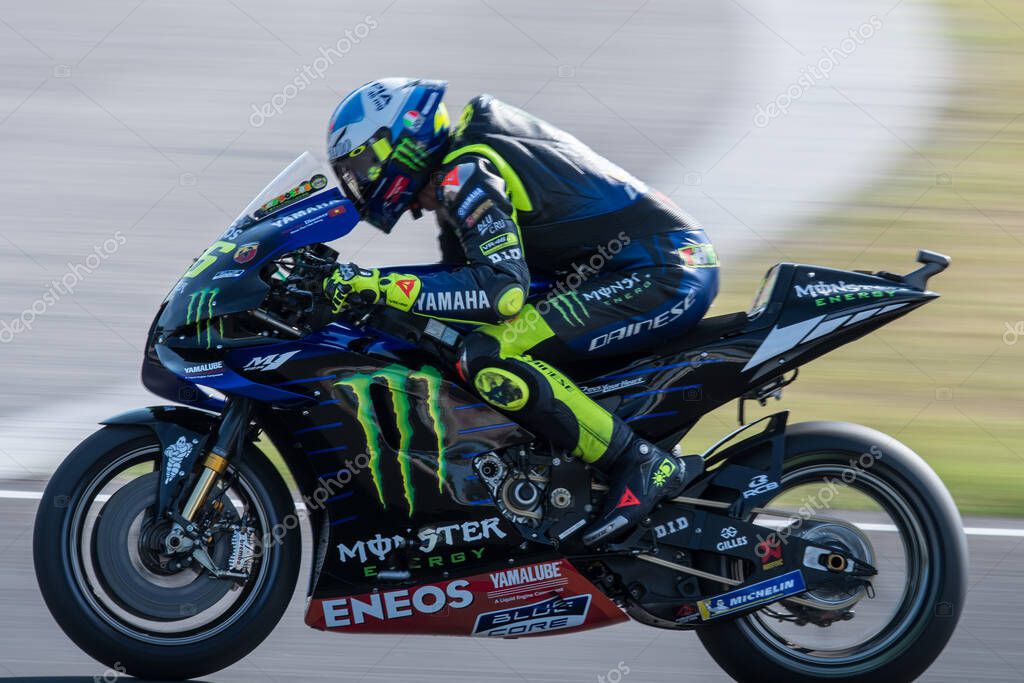 Valentino rossi - monster energy yamaha motogp during Grand Prix of San Marino and Riviera di Rimini - Free practice 3 at the Misano Marco Simoncelli World Circuit in misano adriatico (rn), Italy, September 19 2020 - LM/Alessio Marini