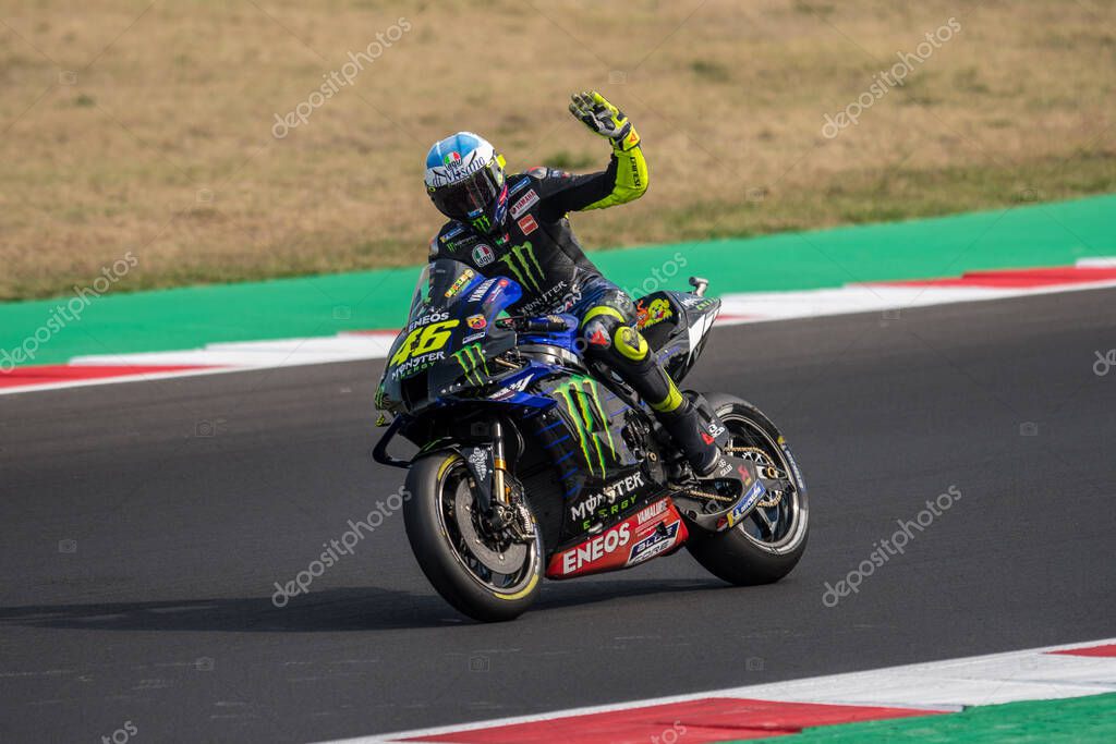 Valentino rossi - monster energy yamaha motogp during Grand Prix of San Marino and Riviera di Rimini - Free practice 4 and Q at the Misano Marco Simoncelli World Circuit in misano adriatico, Italy, September 19 2020 - LM/Alessio Marini