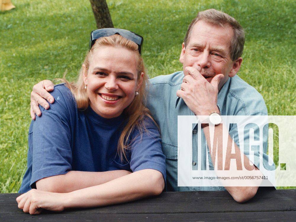 President Vaclav Havel and his wife Dagmar Havlova take a rest in their Hradecek cottage, September 1997.Vaclav Havel died on Sunday, Dec. 18, 2011, aged 75. Havel, a dissident playwright jailed by Communists, became Czechoslovak and than Czech president and a symbol of peace and freedom after bringing down communism in Czechoslovakia by leading bloodless Velvet Revolution . CTKPhoto20210245