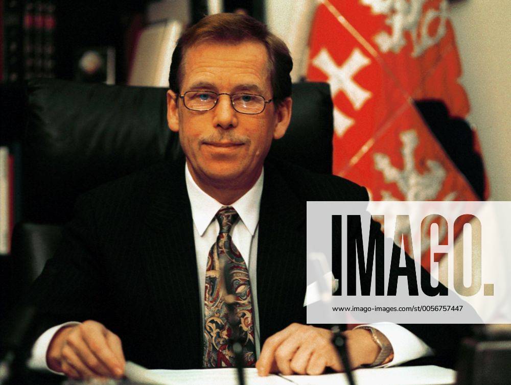 Czechoslovak President Vaclav Havel in his office at Prague Castle during recording of his 1992 New Year s address on television, December 30, 1991.Vaclav Havel died on Sunday, Dec. 18, 2011, aged 75. Havel, a dissident playwright jailed by Communists, became Czechoslovak and than Czech president and a symbol of peace and freedom after bringing down communism in Czechoslovakia by leading bloodless Velvet Revolution . CTKPhoto20210235