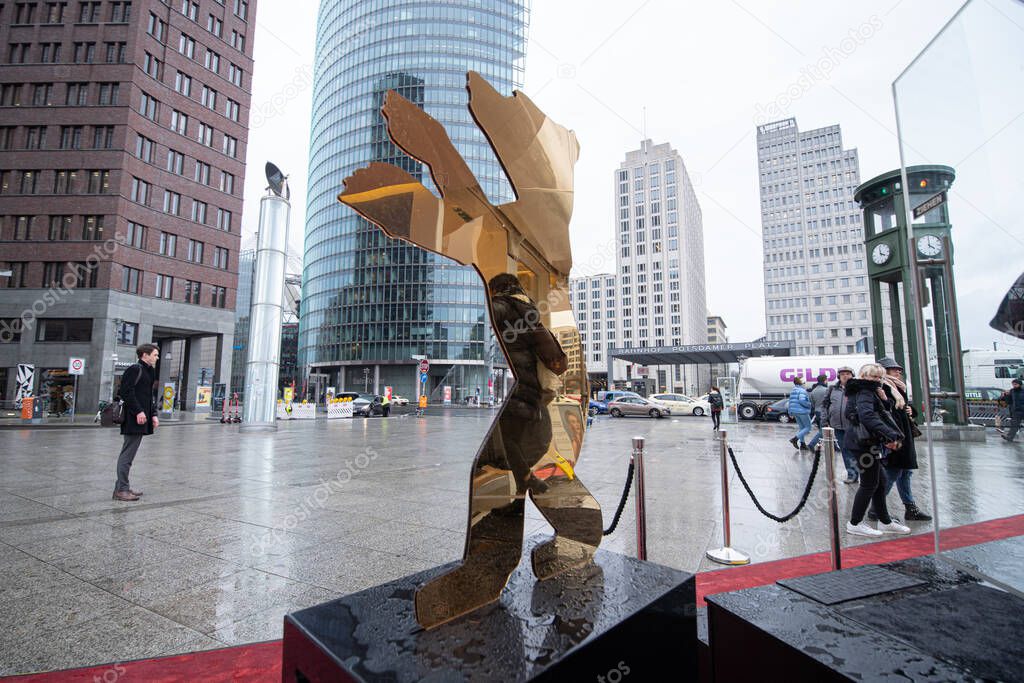 Facade of the Berlinale Palast in Berlin or the Theater am Potsdamer Platz.