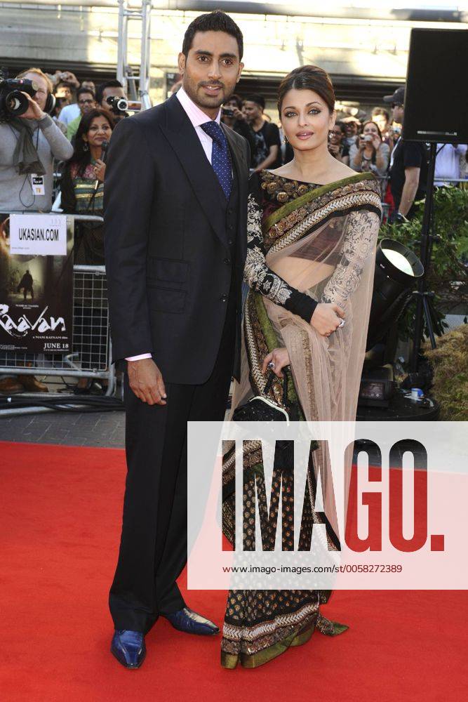 Weltpremiere von Raavan im BFI on the South Bank, London Abhishek Bachchan, Aishwarya Rai Bachchan