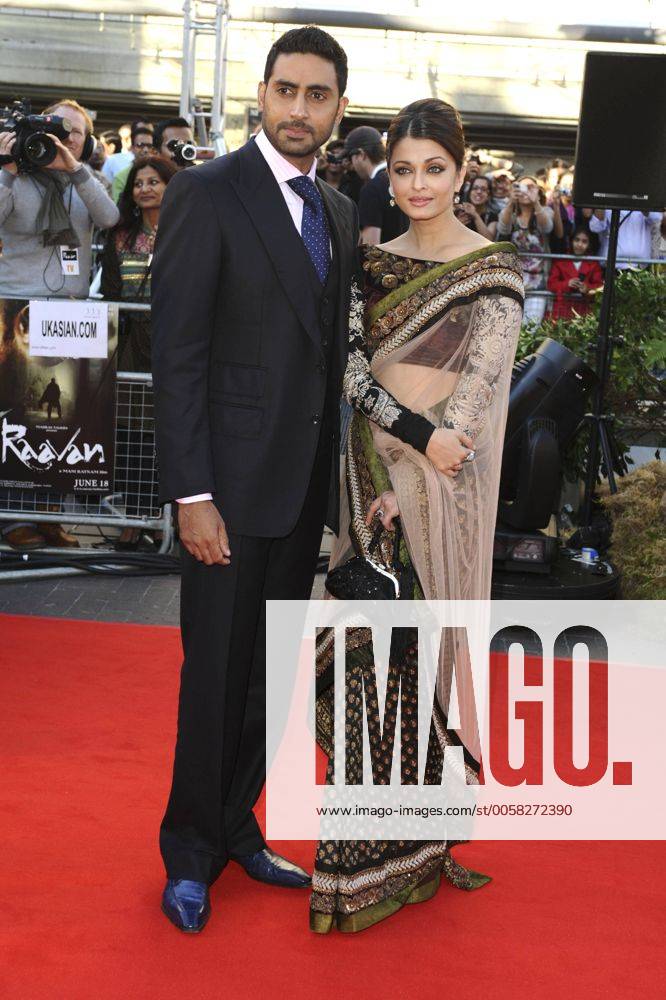 Weltpremiere von Raavan im BFI on the South Bank, London Abhishek Bachchan, Aishwarya Rai Bachchan
