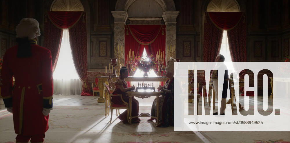Adjoa Andoh and Golda Rosheuvel Los Angeles.CA.USA. Adjoa Andoh and Golda Rosheuvel (as Queen Charlotte) in a scene in the (C) Netflix romantic drama Bridgerton TV) (2024) S3E8 Season 3 Start date:2020 The series about the adventures of eight families set in the early 19th century England. LMK112-190624-001 Supplied by LMKMEDIA. Editorial Only. Landmark Media is not the copyright owner of these Film or TV stills but provides a service only for recognised Media outlets.