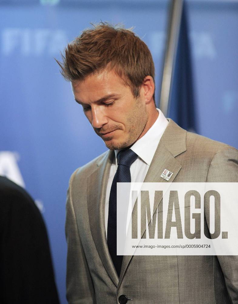 Fussball International, Bewerbung für die FIFA WM 2018 und die FIFA WM 2022 14.05.2010 Delegation England uebergibt ihre WM Bewerbung: David Beckham, Vizepräsident des englischen Bewerbungskomitees Weltmeisterschaftsbewerbung o0 privat