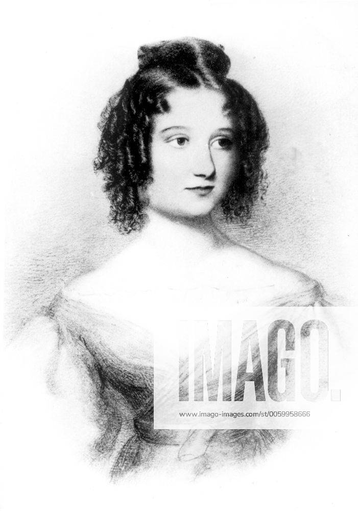 Ada Augusta, Countess of Lovelace. Daughter of Lord Byron English writer & mathematician. UnitedArchives00174428