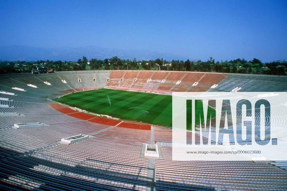 Rose Bowl Stadium in Los Angeles, Austragungsort der WM 1994 Fußball WM Herren Vorschau WM 1994 Totale Aufnahmedatum geschätzt Los Angeles, LA, L.A. Leere,