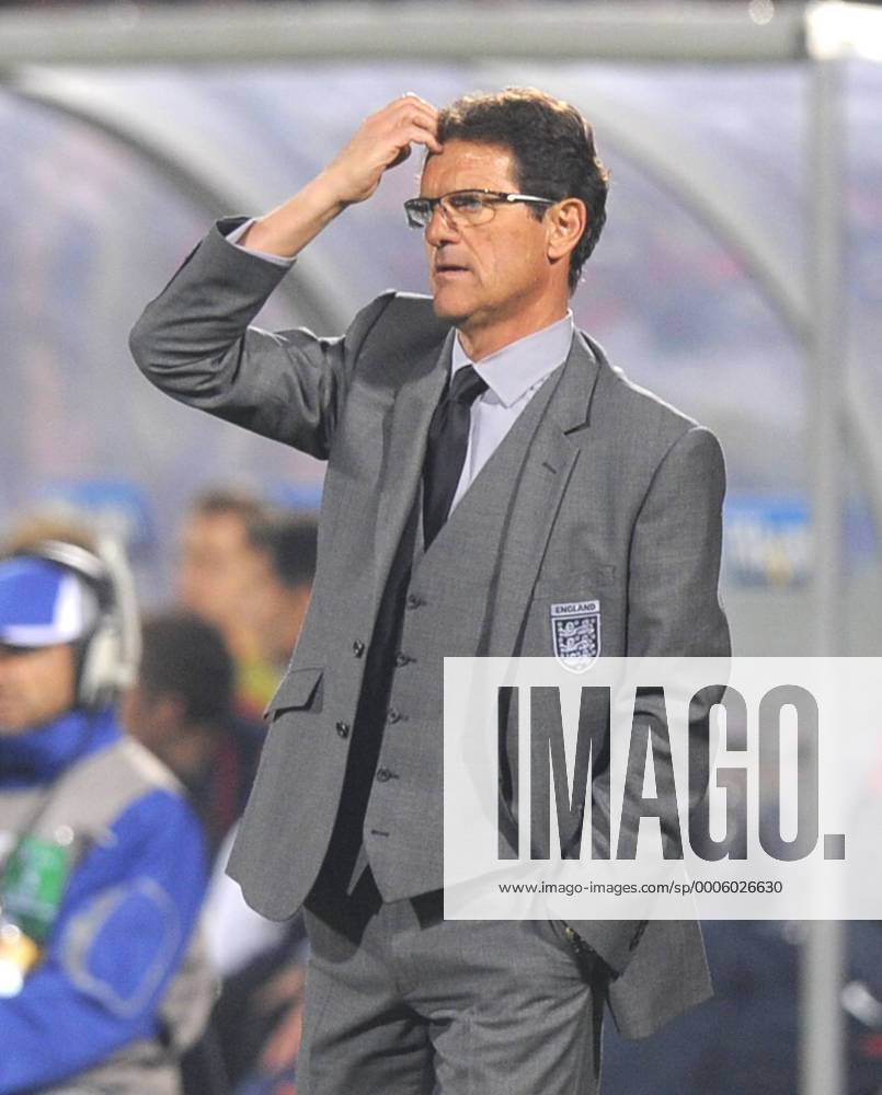 Fabio Capello coach of England ponders his next move, FIFA World Cup 2010 Group C, England - USA 12th June, 2010 - . o0 Nationaltrainer, Trainer