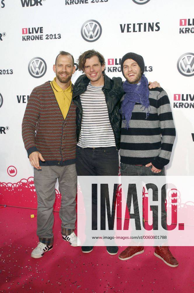 Sportfreunde Stiller bei der 14. Verleihung der 1LIVE Krone 2013 in der Bochumer Jahrhunderthalle. Bochum, 05.12.2013 Foto:xM.xGolejewskix xFuturexImage