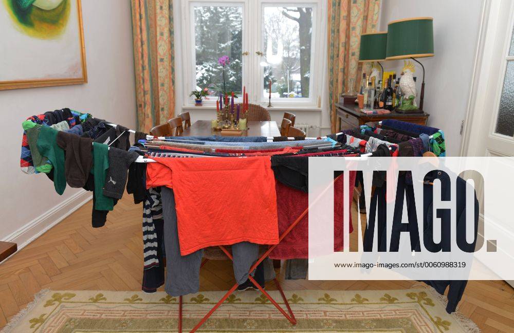 Wäscheständer in Wohnung Wäscheständer in Wohnung