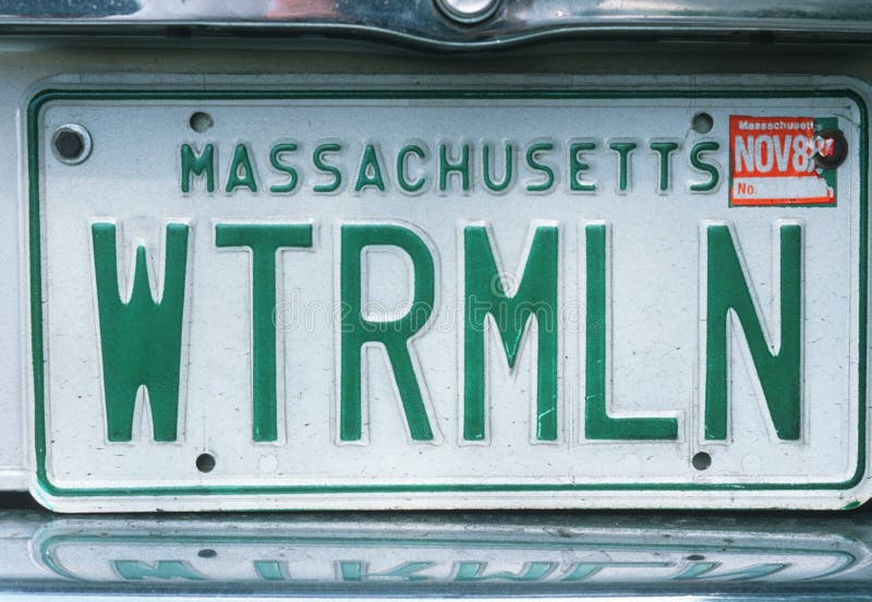 Vanity License Plate - Massachusetts, Vanity License Plate - Massachusetts