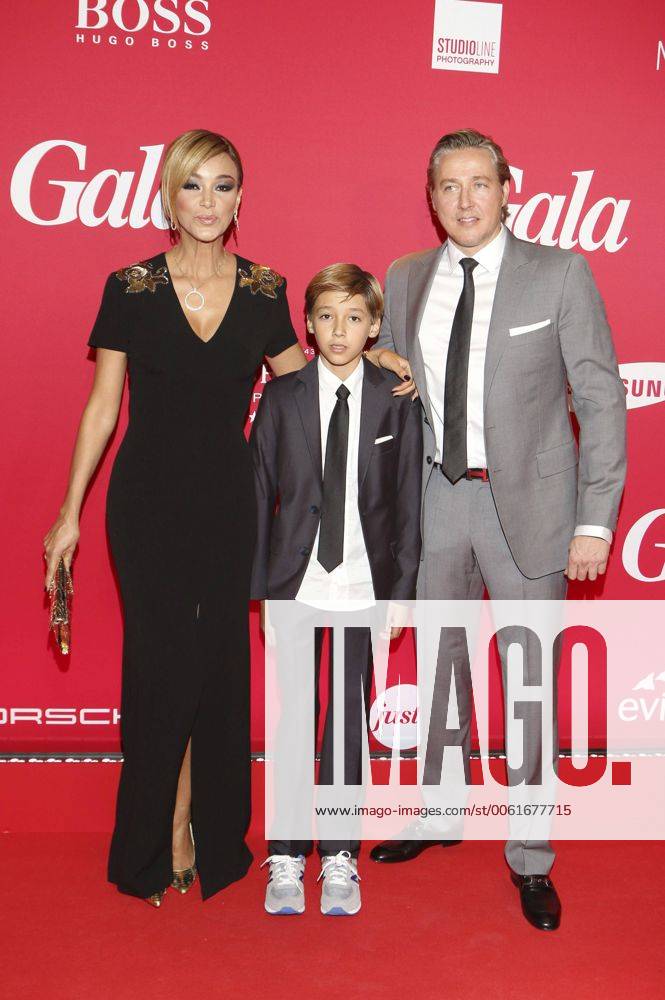 Verona Pooth mit Ehemann Franjo Pooth und Sohn Diego bei der 20 Jahre GALA Jubilaeumsparty auf dem Kreuzfahrtschiff EUROPA 2. Hamburg