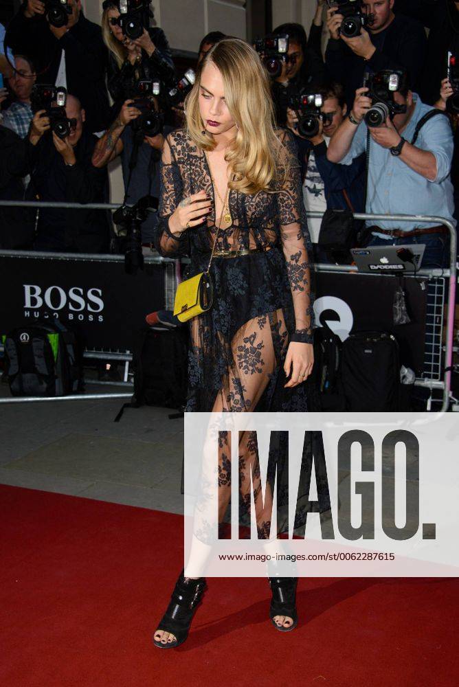 . 02 09 2014. London, United Kingdom. Cara Delevingne attends the GQ Men Of The Year Awards. Royal Opera House. Josephx xi-Imagesx IIM-2897-0053