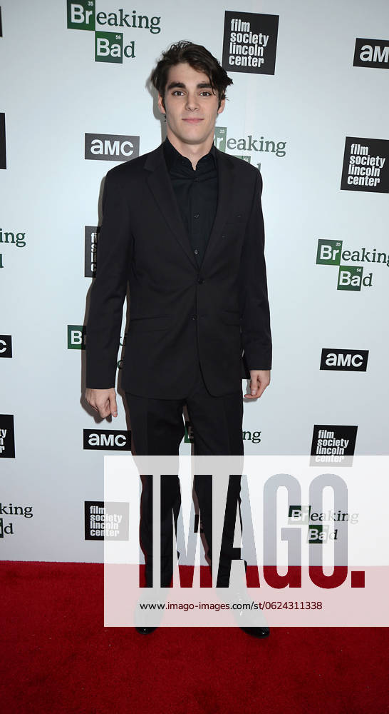 Premiere of Breaking Bad RJ Mitte attends the Film Society of Lincoln Center and AMC celebration of the final episodes of Breaking Bad at the Walter Reade Theatre in Lincoln Center in New York City on July 31, 2013,