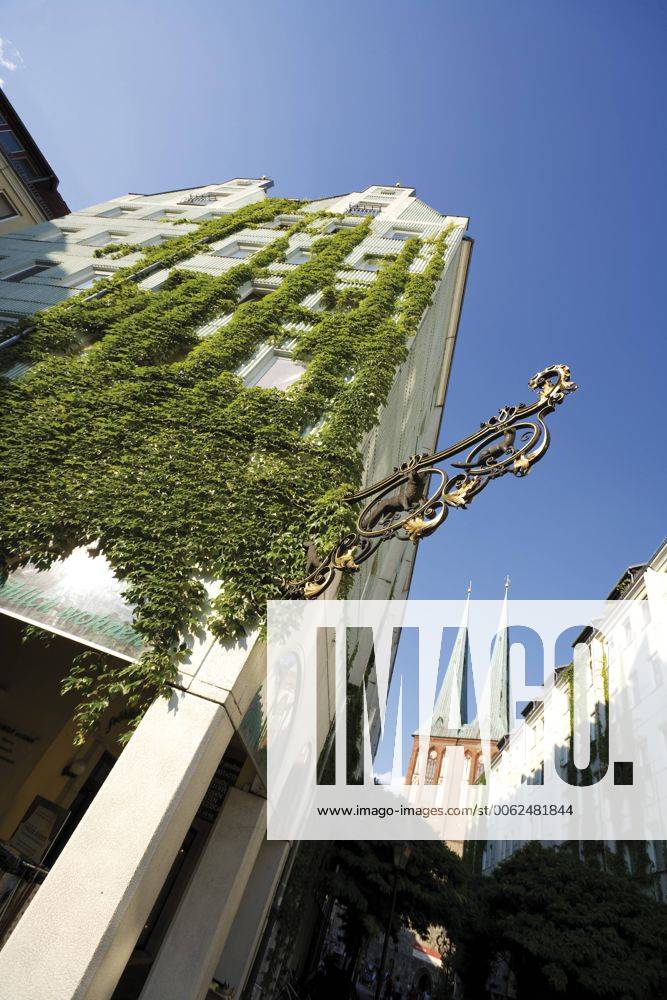IMAGO Creative: Architektur in Berlin Germany, Berlin, Nikolaiviertel, Ivy on house wall, low angle view 09417CS-U