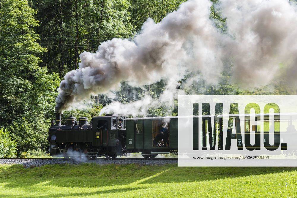 Bregenzerwaldbahn mit Dampflokomotive, Bregenzerwald, Vorarlberg, Österreich, Europa iblcpa03985429