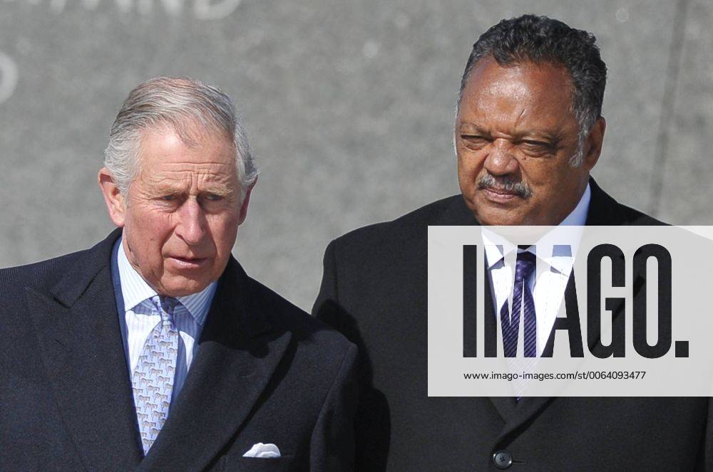Britain s Prince Charles walks with civil rights leader Jesse Jackson during a visit to the Martin Luther King Memorial Jr. Memorial on March 18, 2015 in Washington, DC. Prince Charles (C) and his wife Camilla, Duchess of Cornwall, are on a four-day trip to the United States. Pool WAX20150318159 MANDELxNGAN
