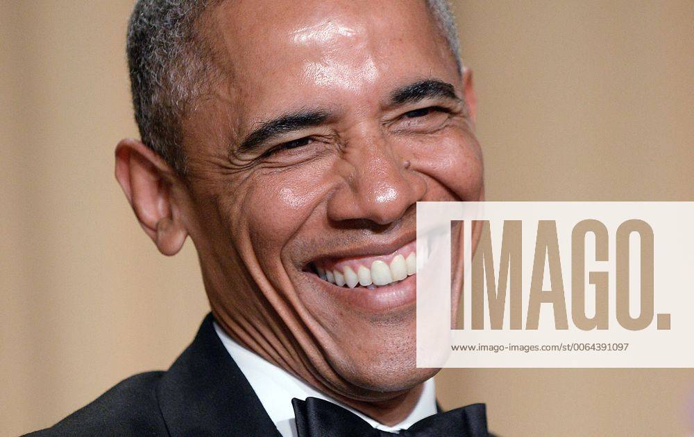 Washington, District of Columbia, United States of America - United States President Barack Obama laughs during the annual White House Correspondent s Association Gala at the Washington Hilton hotel April 25, 2015 in Washington, D.C. The dinner is an annual event attended by journalists, politicians and celebrities..Credit: Olivier Douliery Pool via CNP Washington United States of America - ZUMAs152