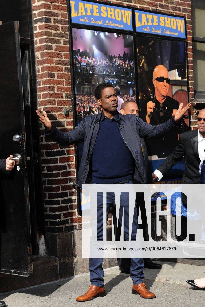 New York, NY, USA - May 20, 2015 New York City..Chris Rock at a taping of an appearance on the last Late Show with David Letterman on May 20, 2015 in New York City New York USA - ZUMAny1_