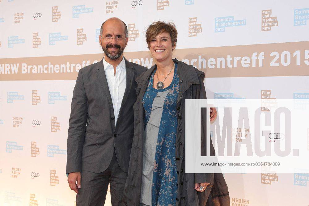 Christoph Maria Herbst und seine Ehefrau Gisi beim NRW Filmstiftung Branchentreff am 10.06.15 in Koeln NRW Filmstiftung Branchentreff in Koeln, 2015