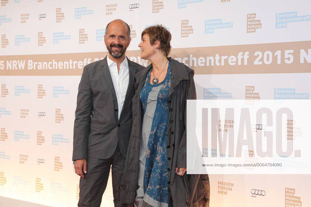 Christoph Maria Herbst und seine Ehefrau Gisi beim NRW Filmstiftung Branchentreff am 10.06.15 in Koeln NRW Filmstiftung Branchentreff in Koeln, 2015