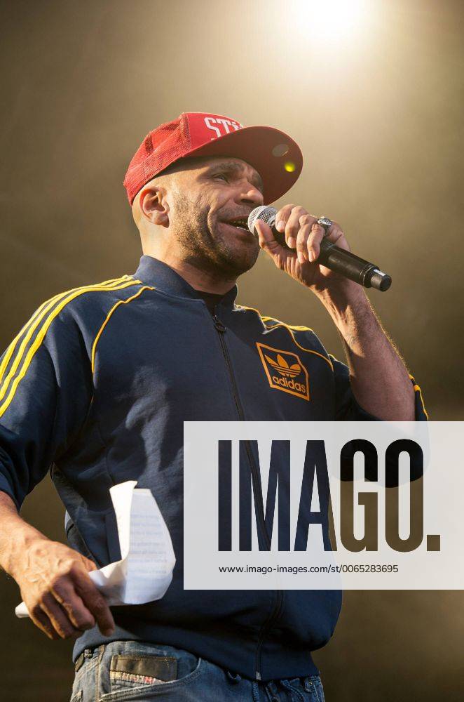 Bristol, Bristol, UK - Bristol, UK. GOLDIE in concert at the Lloyds Amphitheatre in Bristol Docks, with the Heritage Orchestra conducted by Charles Hazlewood and with vocals by Vanessa Haynes. Bristol UK - ZUMAl94_