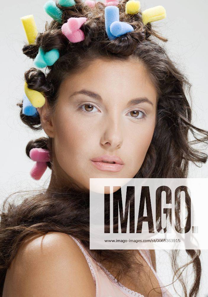 Young woman s beauty portrait