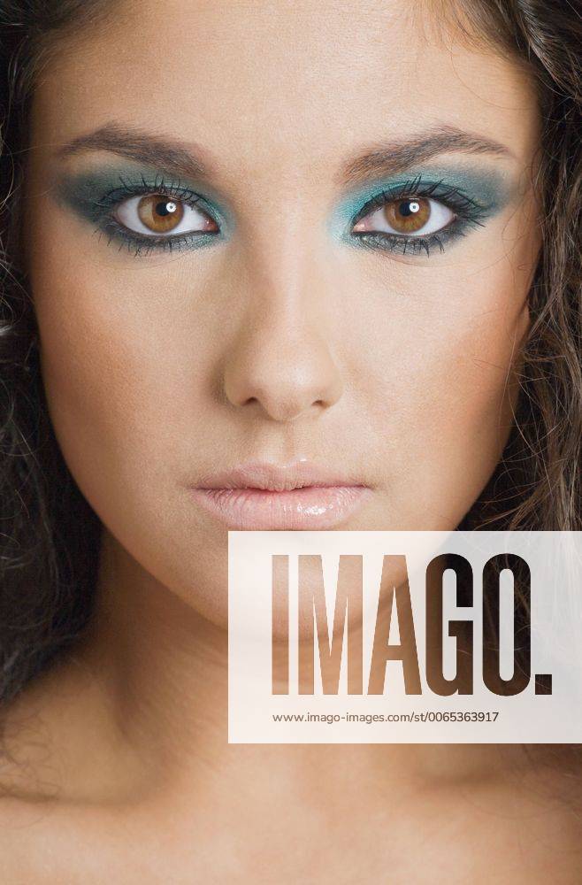 Young woman s beauty portrait