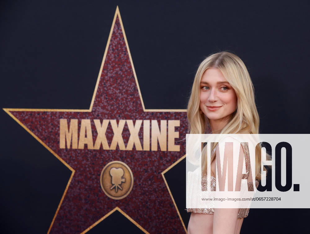 Cast member Elizabeth Debicki attends the premiere of the horror motion picture MaXXXine at the TCL Chinese Theatre in the Hollywood section of Los Angeles on Monday, June 24, 2024. Storyline: In 1980s Hollywood, adult film star and aspiring actress Maxine Minx finally gets her big break. But as a mysterious killer stalks the starlets of Hollywood, a trail of blood threatens to reveal her sinister past. LAP20240624007 GREGxGRUDT
