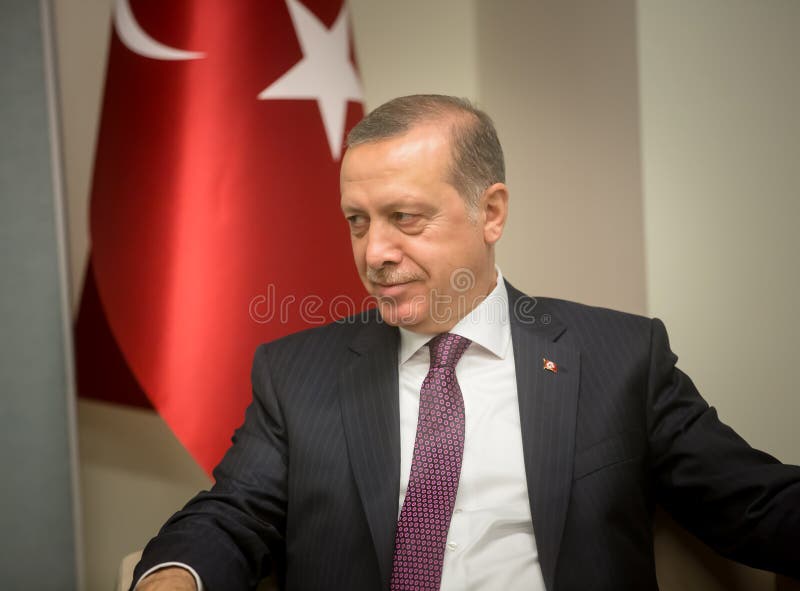 Turkish President Recep Tayyip Erdogan, NEW YORK, USA - Sep 21, 2016: Turkish President Recep Tayyip Erdogan during the 71 th session of the UN General Assembly in New York
