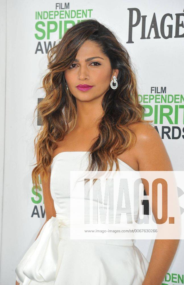 Los Angeles, California, U.S. - Camila Alves attending the 2014 Film Independent Spirit Awards held at the Santa Monica Beach in Santa Monica, California on March 1, 2014. 2014 - ZUMAl89