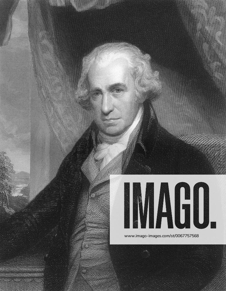 James Watt, 1736 bis1819, schottische Maschinenbauingenieur und Erfinder der Dampfmaschine
