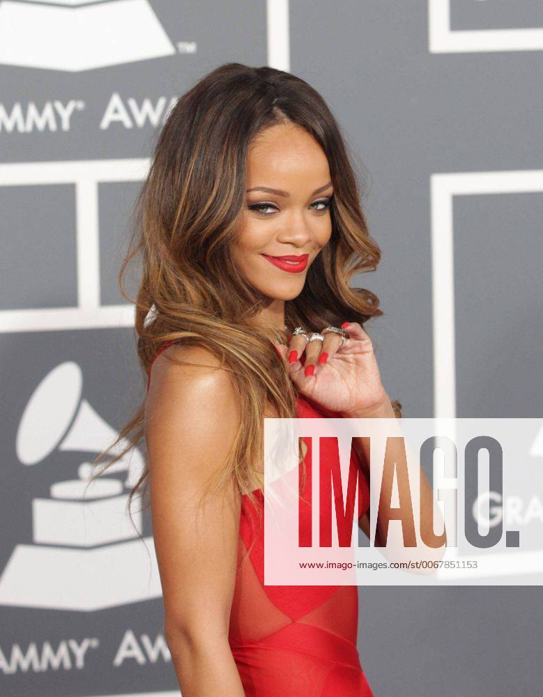 Feb. 10, 2013 - Los Angeles, California, U.S. - Rihanna arrives for the 2013 Grammy Awards at Staples Center. - ZUMAo05
