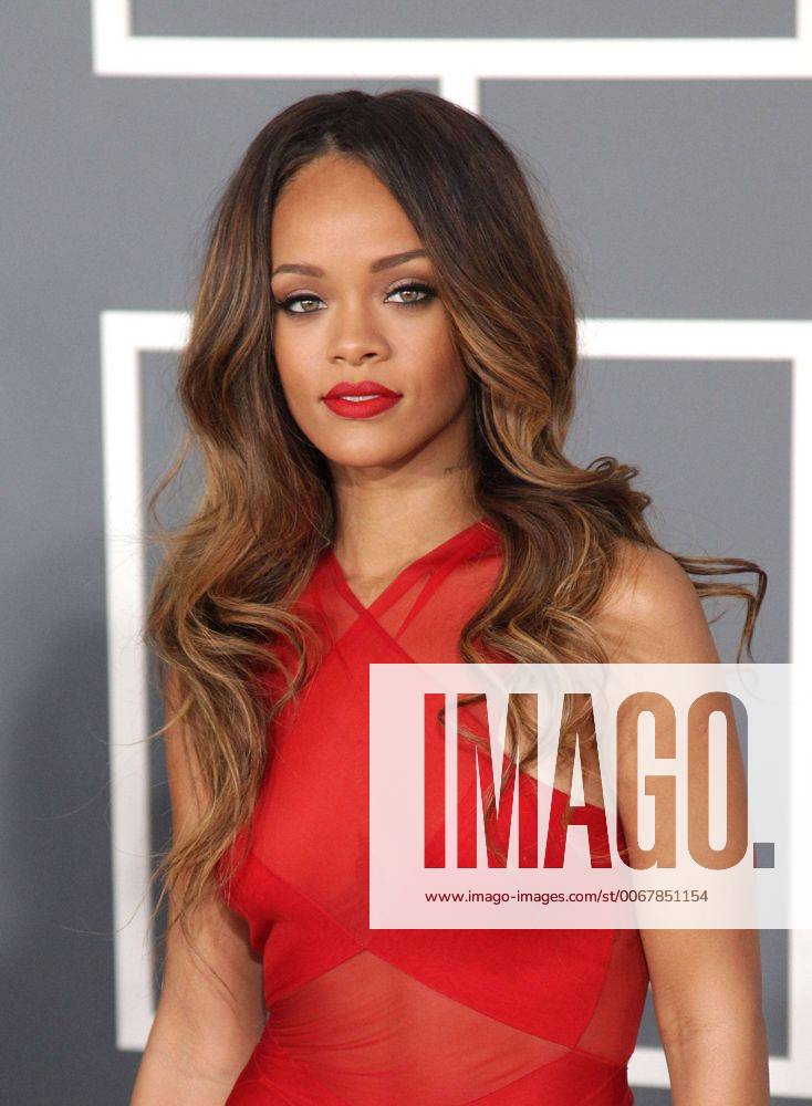 Feb. 10, 2013 - Los Angeles, California, U.S. - Rihanna arrives for the 2013 Grammy Awards at Staples Center. - ZUMAo05