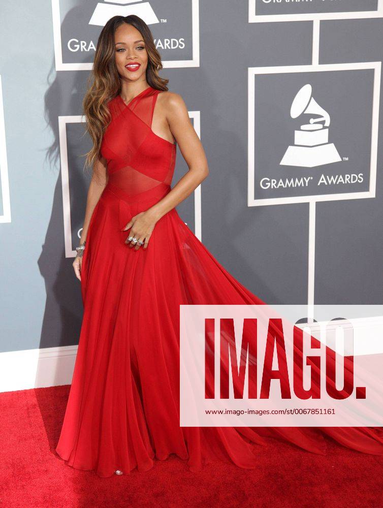 Feb. 10, 2013 - Los Angeles, California, U.S. - Rihanna arrives for the 2013 Grammy Awards at Staples Center. - ZUMAo05
