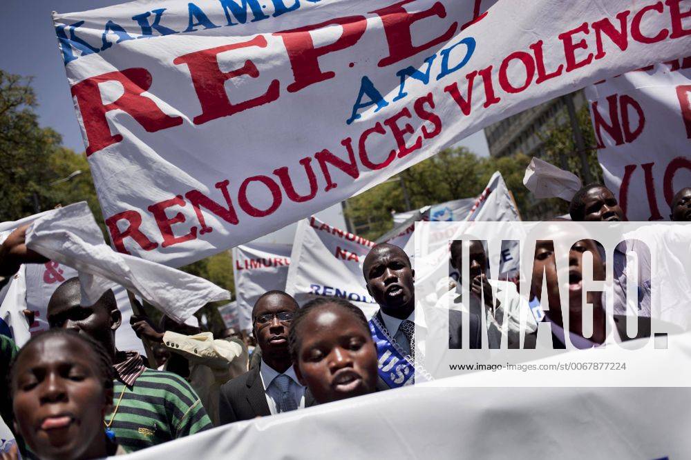 Feb 23, 2013 - Nairobi, Kenya - Demonstration in Nairobi against the violence that followed the 2007 elections and calling for peaceful elections next 4th of March. - ZUMAr11