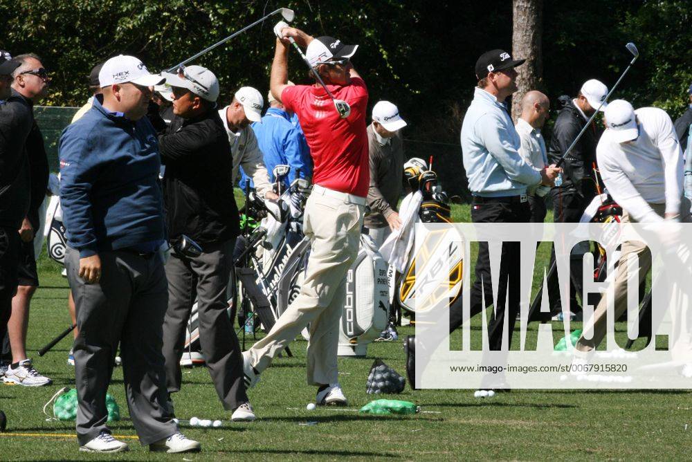 Palm Harbor, Florida, U.S. - DOUGLAS R. CLIFFORD TIMES.Golfers work out at the driving range Wednesday (3 13 13) before competing in the Tampa Bay Championship at Innisbrook s Copperhead Golf Course in Palm Harbor. - ZUMAs70